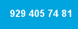 929 405 74 81